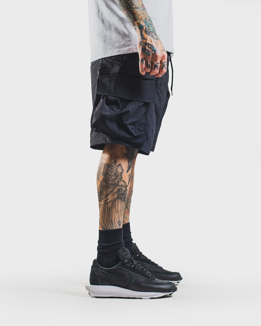 Hakobu - Quick-dry Cargo Short - Black