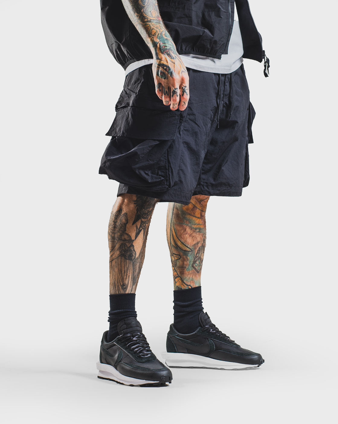 Hakobu - Quick-dry Cargo Short - Black