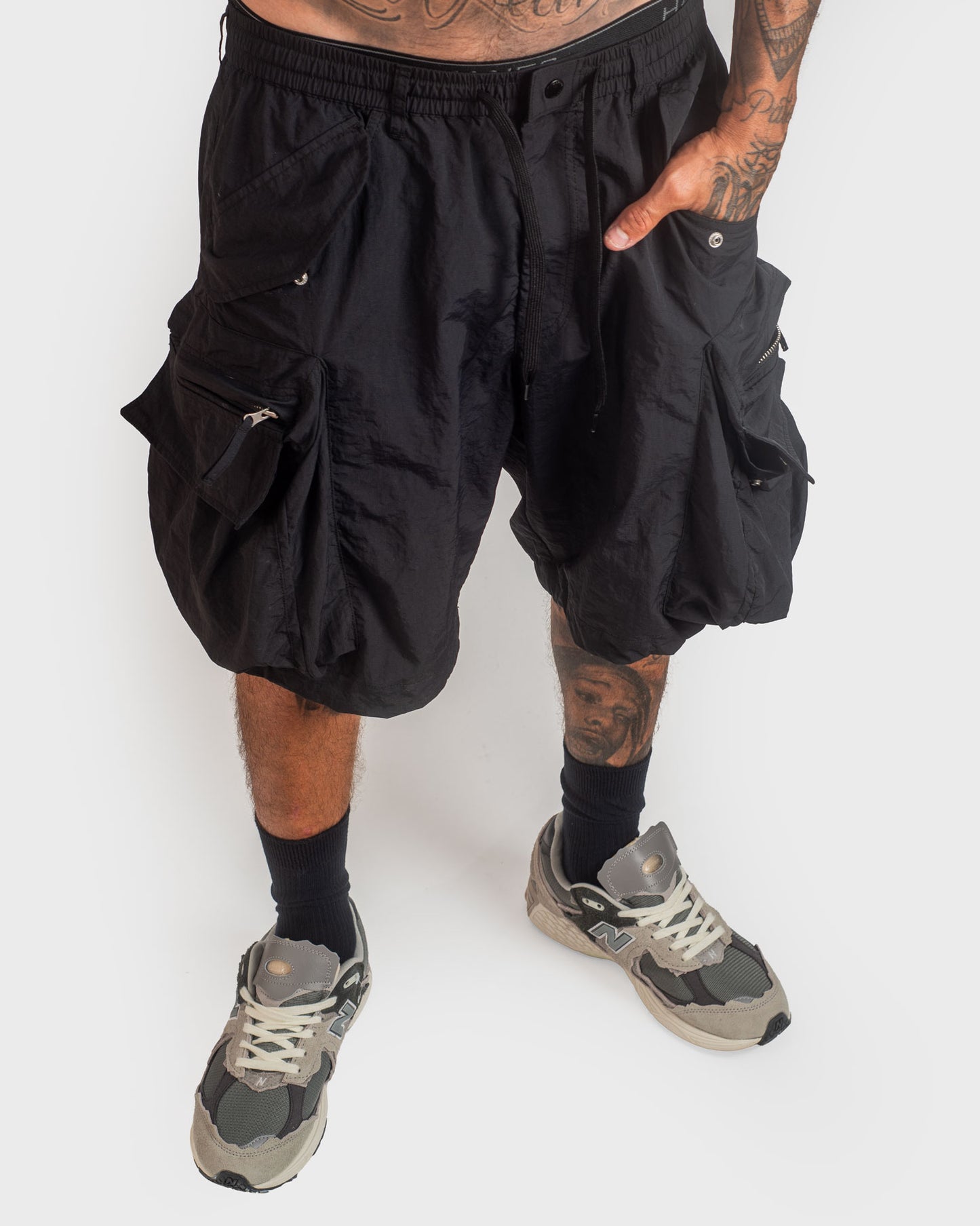 Hakobu - Quick-dry Cargo Short - Black